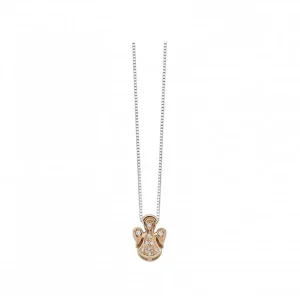 DONNA ORO COLLANA ANGELO IN ORO ROSA E DIAMANTI ref. DHPF7277.003