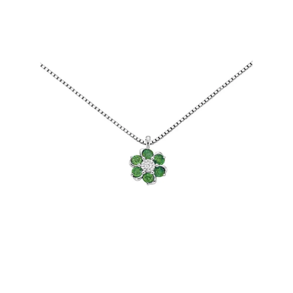 collana_donna_oro_fiore_i_0-1.webp DONNA ORO COLLANA FIORE IN ORO BIANCO SMERALDI E DIAMANTI ref. DHPE9239.002