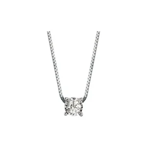 DONNA ORO COLLANA IN ORO BIANCO E DIAMANTI ref. DKPL6880.015