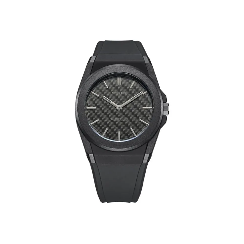 d_milano_carbonlite_carbo_0.webp D1 MILANO CARBONLITE CARBON ref. D1-CLRJ01 nylon carbonio policarbonato silicone nero acciaio inossidabile canna di fucile Miyota