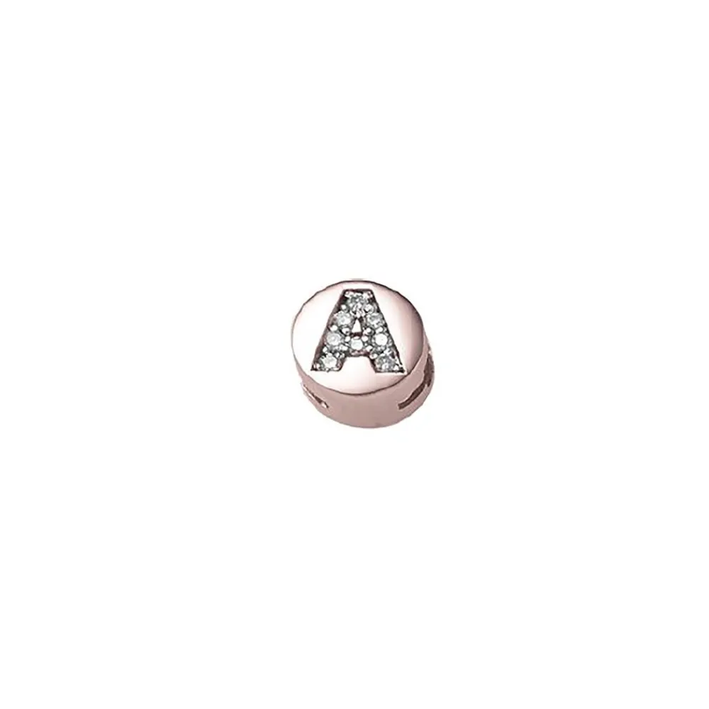 elemento_a_tondo_in_oro_r_0.webp DONNA ORO ELEMENTO A TONDO IN ORO ROSA E DIAMANTI - ELEMENTS ref. DCHF8119A.002