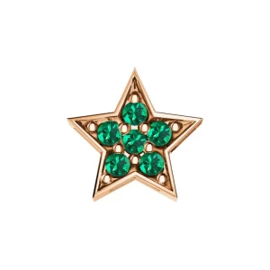 DONNA ORO ELEMENTO BRACCIALE COMETA ORO ROSA E SMERALDI