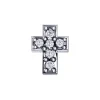 DONNA ORO ELEMENTO BRACCIALE CROCE ORO BIANCO E DIAMANTI