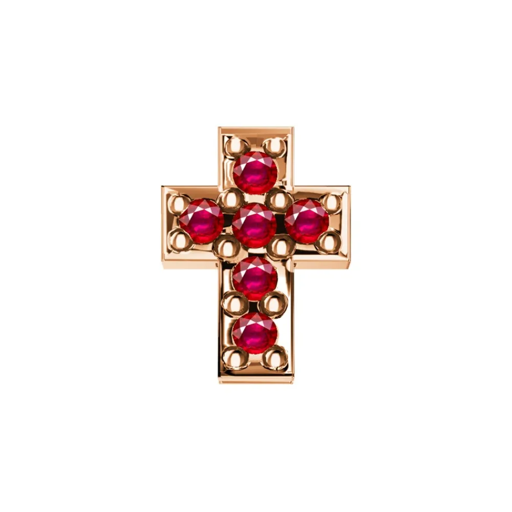 elemento_bracciale_croce__0-3.webp DONNA ORO ELEMENTO BRACCIALE CROCE ORO ROSA E RUBINI