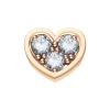 DONNA ORO ELEMENTO CUORE  ORO ROSA E DIAMANTI