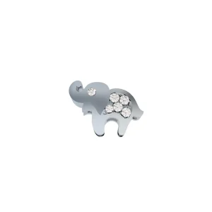 DONNA ORO ELEMENTO ELEFANTE IN ORO BIANCO E DIAMANTI ref. DCHF9301.002