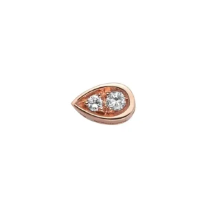 DONNA ORO ELEMENTO GOCCIA IN ORO ROSA E DIAMANTI ref. DCHF8559.004