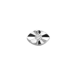 DONNA ORO ELEMENTO NAVETTE RIFLESSO IN ORO BIANCO E DIAMANTI ref. DCHF8522.002