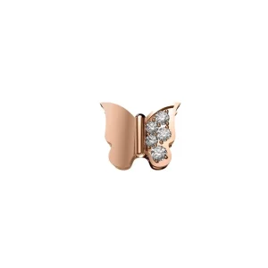 DONNA ORO ELEMENTO FARFALLA VULCANO IN ORO ROSA E DIAMANTI - ELEMENTS ref. DCHF9198.002