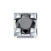 DONNA ORO ELEMENTO GRIFFE ORO BIANCO CON DIAMANTE NERO