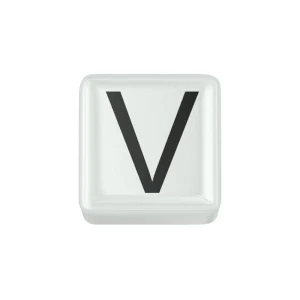 DONNA ORO ELEMENTO LETTERA  IN CERAMICA BIANCA