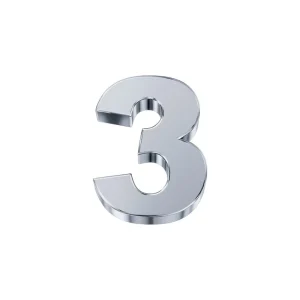 DONNA ORO ELEMENTO NUMERO  IN ORO BIANCO