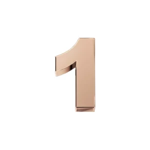 DONNA ORO ELEMENTO NUMERO  IN ORO ROSA