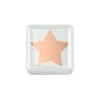 DONNA ORO ELEMENTO STELLA CERAMICA BIANCA