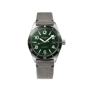 GLASHUTTE Seaq ref. 1-39-11-13-83-34 Reed green