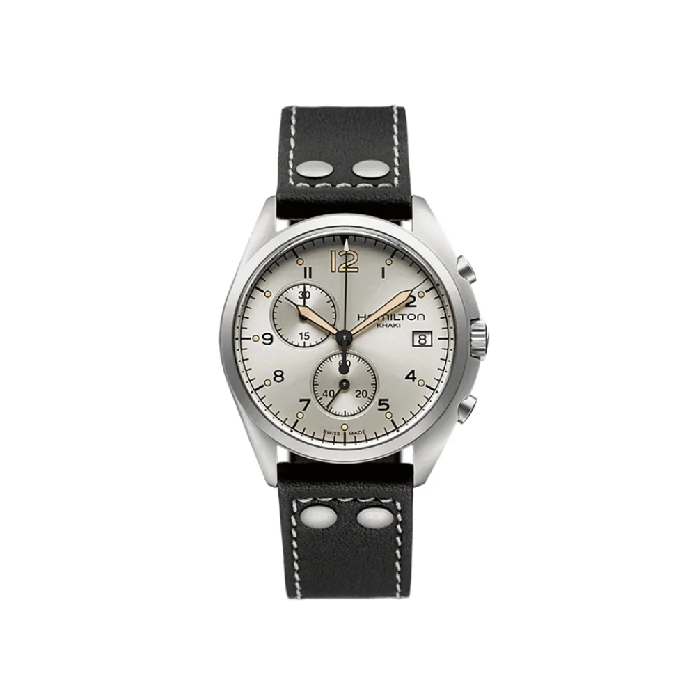 khaki_pilot_pioneer_chron_0.webp HAMILTON Khaki Pilot Pioneer Chrono Quartz ref. H76512755