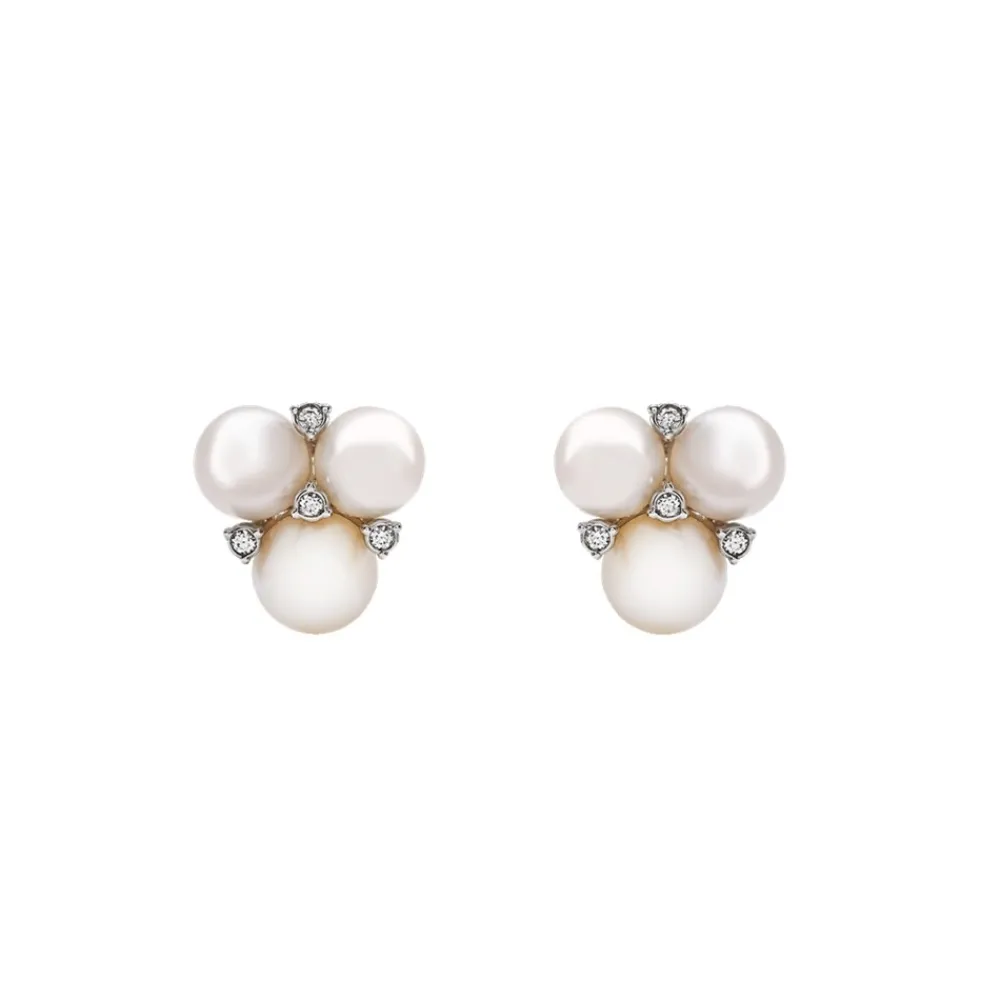 orecchini_a_lobo_cherie_i_0.webp CHANTECLER Orecchini a lobo Cherie in oro bianco 18Kt, diamanti e perle freshwater ref. 42384