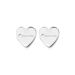 SALVINI Orecchini cuore in oro bianco con diamanti ref. 20049488