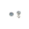 DAMIANI Orecchini in oro bianco acquamarina e diamanti ref. 20076501