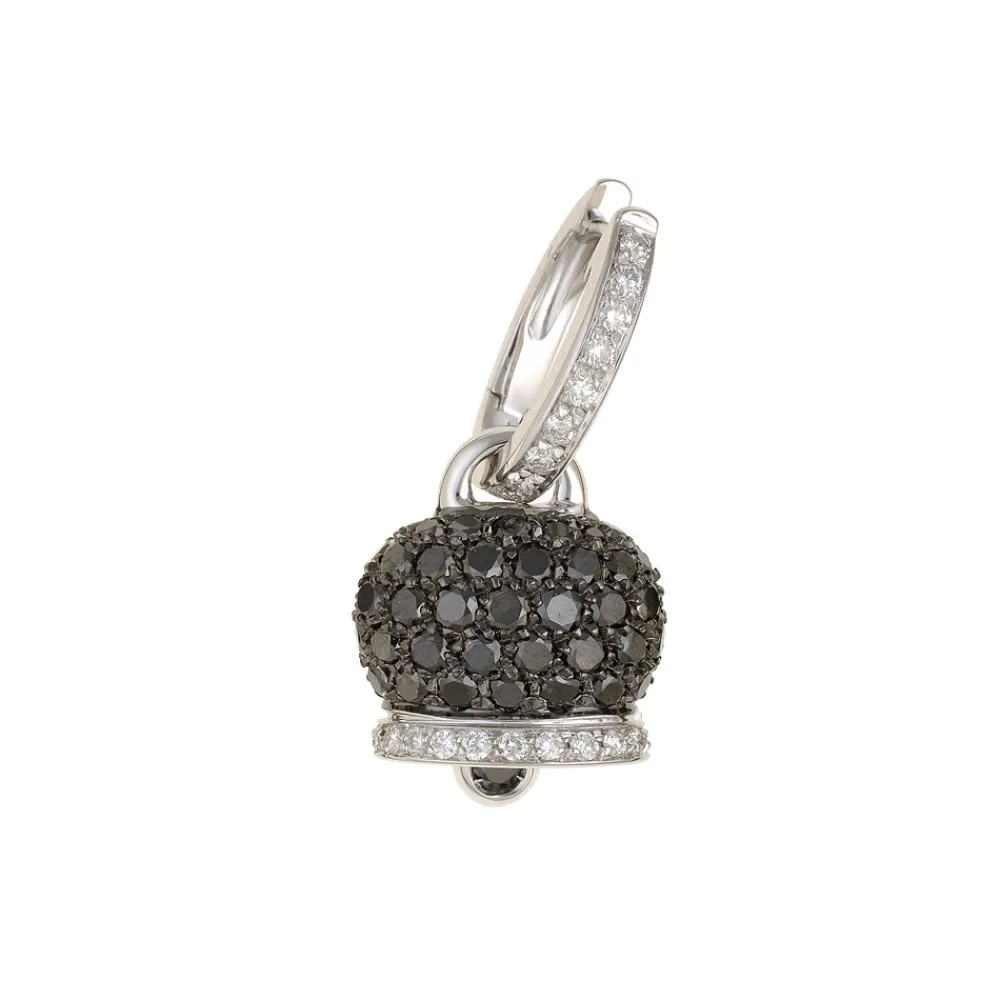 orecchini_medi_in_oro_bia_0.webp CHANTECLER Orecchini medi in oro bianco, Diamanti e pavé di Diamanti neri