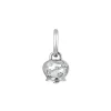 CHANTECLER Orecchino campanella medio in oro bianco ref. 30203