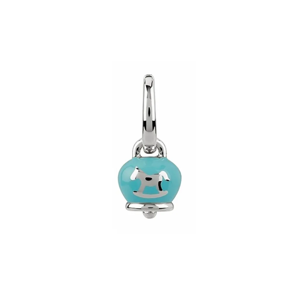 orecchino_campanella_micr_0-1.webp CHANTECLER Orecchino campanella micro in argento e smalto azzurro ref. 38083