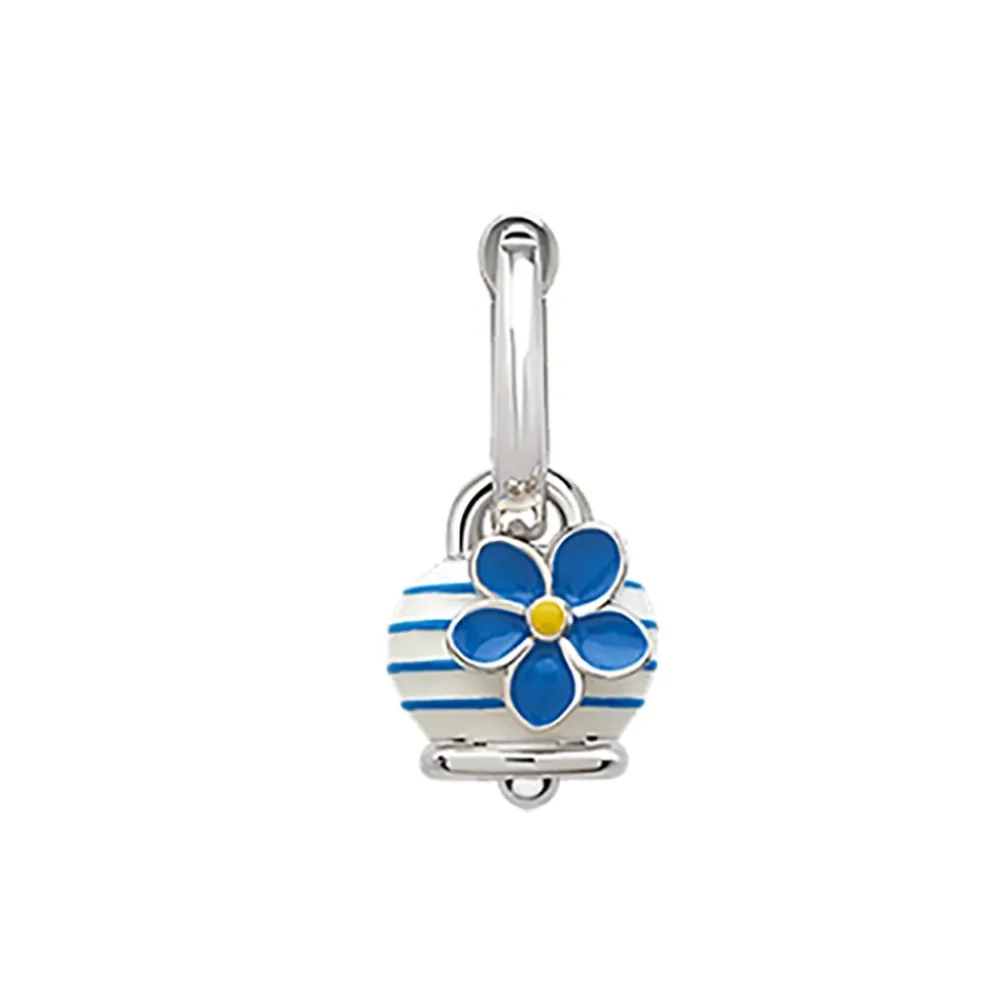 orecchino_chantecler_camp_0-9.webp CHANTECLER Orecchino campanella micro in argento e smalto ref. 40738