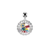CHANTECLER Orecchino Capri Pop piccolo in argento e smalti colorati ref. 41146