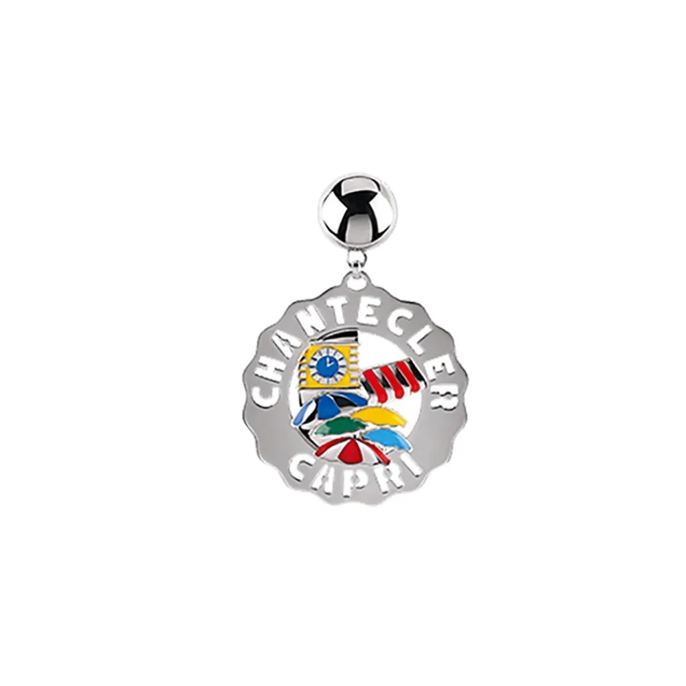 orecchino_chantecler_capr_0.webp CHANTECLER Orecchino Capri Pop piccolo in argento e smalti colorati ref. 41146