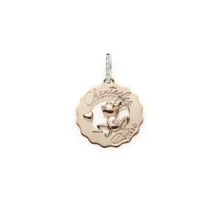 CHANTECLER Orecchino Principessa Ranocchia innamorata piccolo  in oro e diamanti ref. 38060