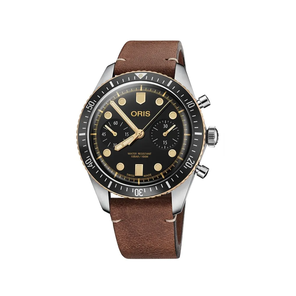 oris_ddiver_sixty_five_ch_0.webp ORIS D-DIVER SIXTY FIVE CHRONO ref. 77177444354-0752145