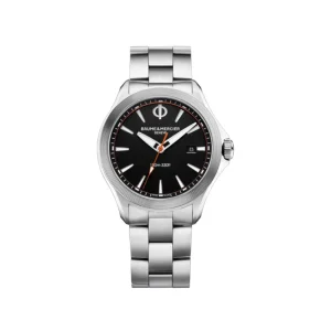 BAUME-MERCIER Orologio Clifton Club in acciaioUomo, quarzo, cassa rotonda, 42 mm