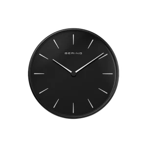BERING Orologio da parete nero spazzolato ref. 90162-22R