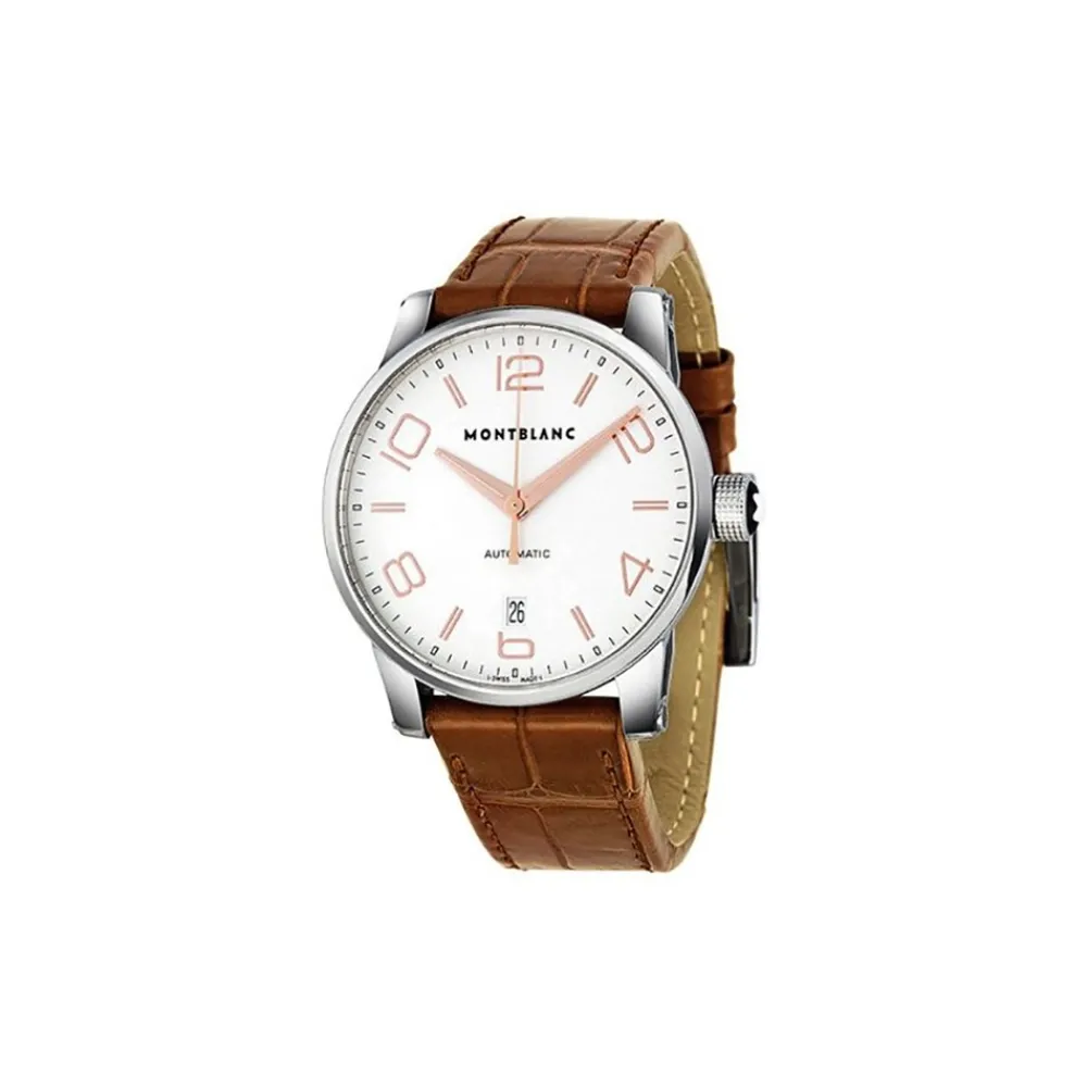orologio_rotondo_montblan_0-12.webp MONTBLANC OROLOGIO ROTONDO IN ACCIAIO PREGIATO TIMEWALKER ref. 105813