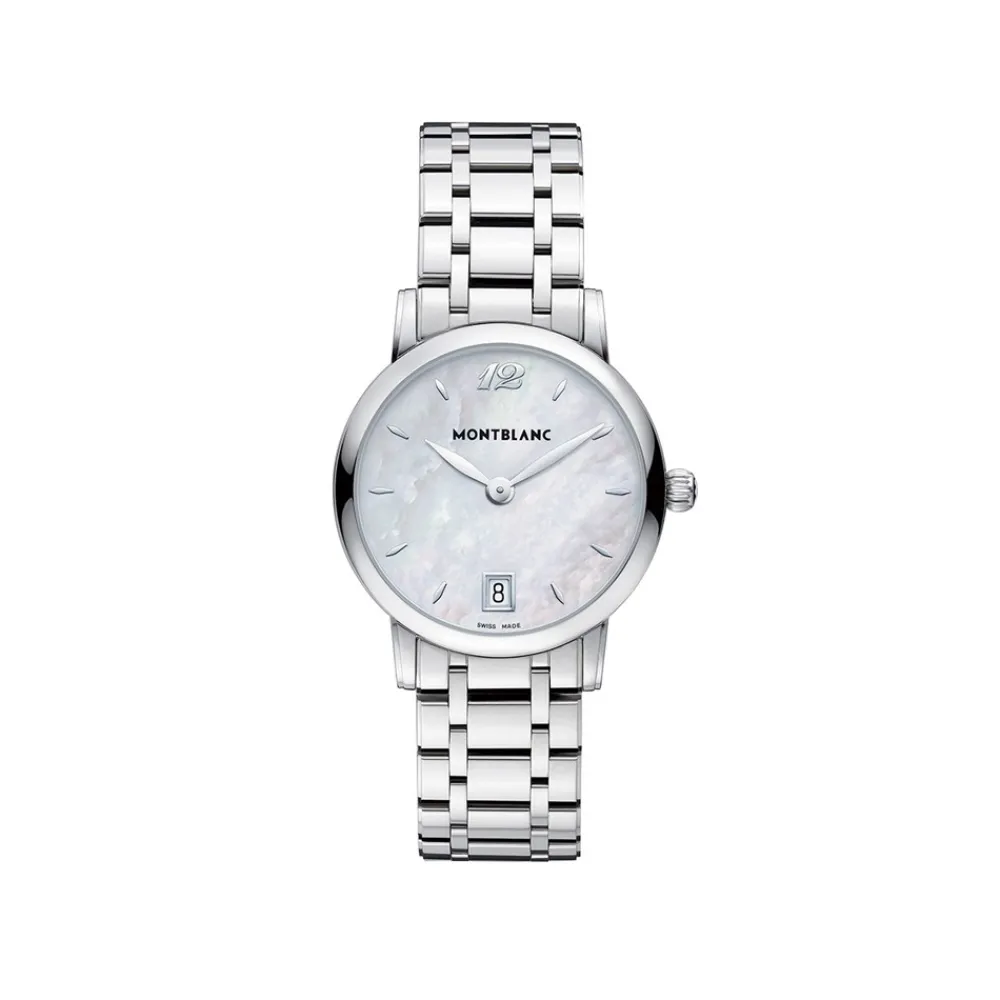 orologio_rotondo_montblan_0-13.webp MONTBLANC OROLOGIO ROTONDO IN ACCIAIO PREGIATO STAR CLASSIQUE LADY ref. 108764