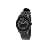 MONTBLANC OROLOGIO ROTONDO IN ACCIAIO INOSSIDABILE NERO SUMMIT ref. 117537