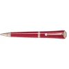 MONTBLANC PENNA A SFERA IN RESINA PREGIATA ROSSA MUSE ref. 116068