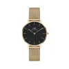 DANIEL WELLINGTON Petite Evergold 32 black