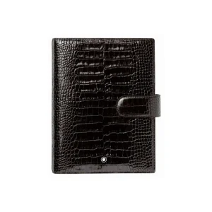 MONTBLANC PORTA AGENDA IN PELLE MARRONE SCURO MEISTERSTÜCK ref. 106650