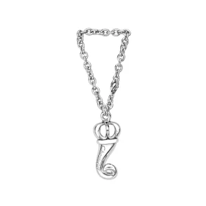 CHANTECLER Portachiavi corno grande in argento ref. 29293