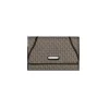 MONTBLANC PORTAFOGLIO IN PELLE MARRONE E TESSUTO MOCHA NIGHTFLIGHT LADIES ref. 107838