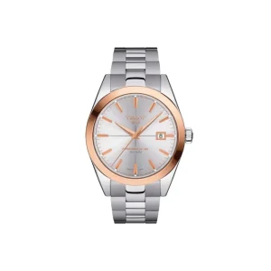 TISSOT GENTLEMAN POWERMATIC 80 SILICIUM SOLID 18K GOLD BEZEL ref. T927.407.41.031.00