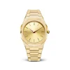D1 MILANO ULTRA THIN 38 mm CASSA E BRACCIALE GOLD