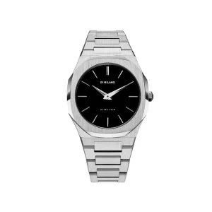 D1 MILANO ULTRA THIN BRACELET 40 MM BLACK